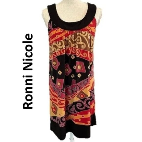 RONNI NICOLE Sleeveless Shift Dress - 8